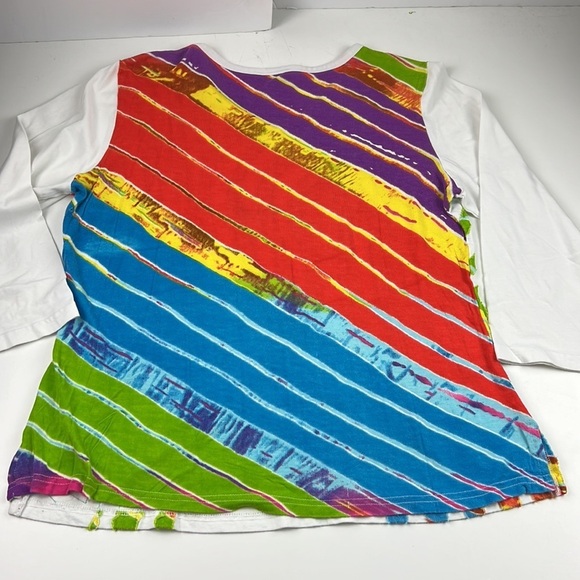 Parsley & Sage Colourful Long Sleeve Top - Picture 4 of 10